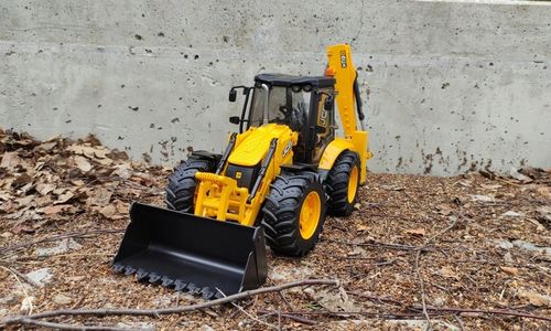 Duży model Koparko - Ładowarka JCB 5CX eco - Ruchome Części - Bruder 02454 na Arena.pl