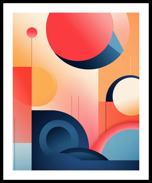 Plakat 40x50cm Geometryczne Marzenia zdjęcie 3