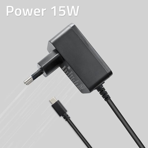 Qoltec Ładowarka Super FAST PD do Raspberry PI 4 USB-C 15W 5V 3A Czarna zdjęcie 6