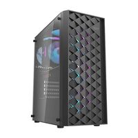 obudowa komputerowa darkflash dk351 (czarna) + 4 wentylatory rgb