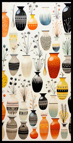 Plakat 50x100cm Symfonia Wazonów na Arena.pl