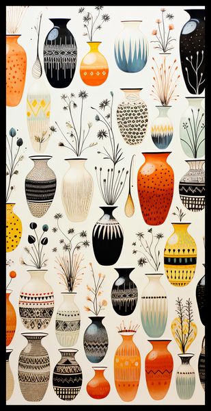 Plakat 50x100cm Symfonia Wazonów zdjęcie 2