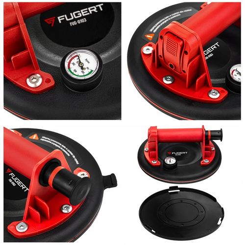 PRZYSSAWKA DO PŁYTEK PRZYSSAWKA PRÓŻNIOWA UCHWYT DO SZYB PŁYTEK GRESU 210MM na Arena.pl