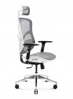 Fotel ergonomiczny Diablo Chairs V-BASIC Biało-szary