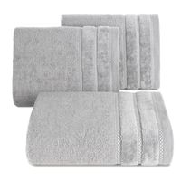 Ręcznik Dona 50x90 cm stalowy bawełna frotte