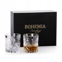 SZKLANKI KRYSZTAŁ WHISKY BOHEMIA FIORE 320 ML X 6