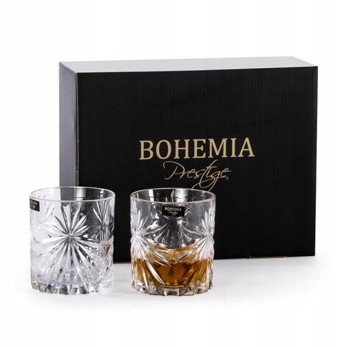 SZKLANKI KRYSZTAŁ WHISKY BOHEMIA FIORE 320 ML X 6 na Arena.pl