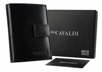 skórzany portfel męski z systemem rfid - 4u cavaldi