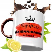 Kubek Bordowy Dla Dziennikarza Na Urodziny Prezent Z Nadrukiem Ze Zdjęciem
