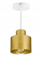 LAMPA wisząca stała żyrandol sufitowa Metal złoty