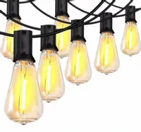 GIRLANDA SOLARNA lampki ogrodowe ŻARÓWKI duże LED