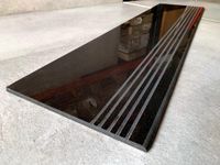 Czarne płytki schodowe 120x30 WYSOKI POŁYSK