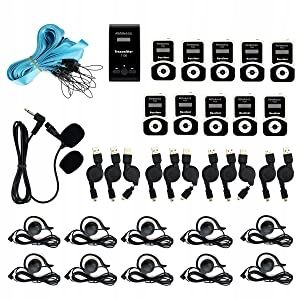 Retekess T130-T131 Bezprzewodowy System Tour Guide, Audio Tour Guide System zdjęcie 6