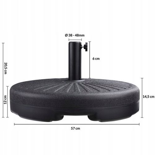 PODSTAWA POD PARASOL OGRODOWY STOJAK UCHWYT BAZA na Arena.pl