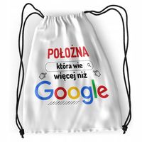 Plecak Dla Położnej Sportowy Szkolny Worek Torba Z Nadrukiem Ze Zdjęciem