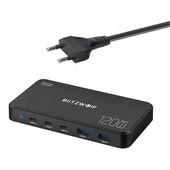 Blitzwolf BW-i100 Ładowarka Sieciowa 5w1120W 3x USB-C Szybkie Ładownie