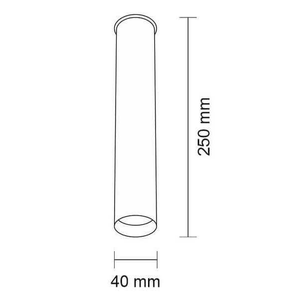 Downlight LAMPA sufitowa YABU 8074 Shilo natynkowa OPRAWA tuba IP44 czarna zdjęcie 4