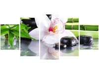 70CM 150CM OBRAZ 5 ELEM KAMIENIE SPA STORCZYK ŚCIENNY