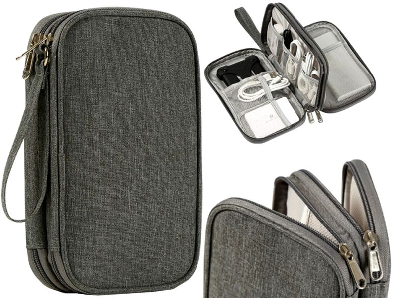 Organizer Na Ładowarki Na Kable Etui Podróżne Usb zdjęcie 4