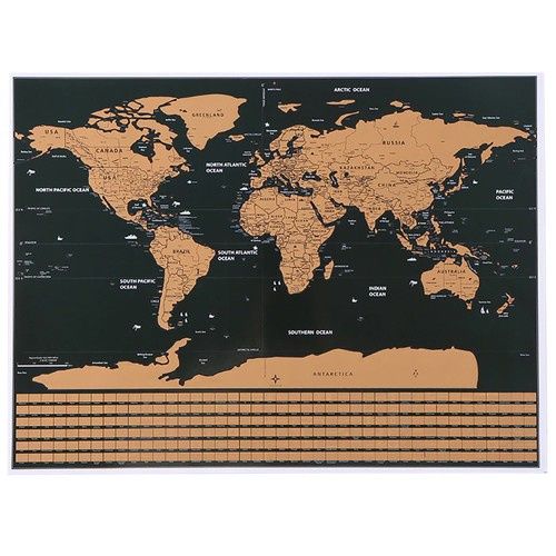 Mapa Świata - Zdrapka Z Flagami 23443 na Arena.pl