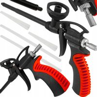 PISTOLET DO PIANKI MONTAŻOWEJ PIANY METALOWY MOCNY DO PIAN Z REGULACJĄ