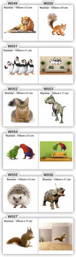 NAKLEJKA naklejki zwierzęta 120 cm koń psy koty na Arena.pl