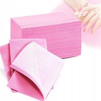 SERWETA CIĘTA podkłady PODFOLIOWANE jednorazowe do manicure 125 szt 33x45