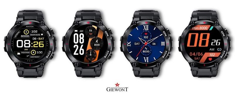 Smartwatch Giewont GW460-1 Czarny zdjęcie 7