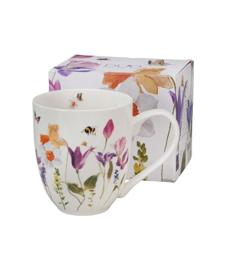 KUBEK DUŻY XXL DUO MAY KWIATY PSZCZÓŁKI NA PREZENT 1000 ML na Arena.pl