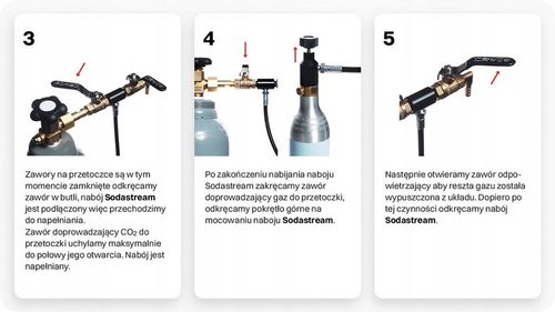 Zestaw do napełniania SodaStream Butla Co2 + przetoczka na Arena.pl