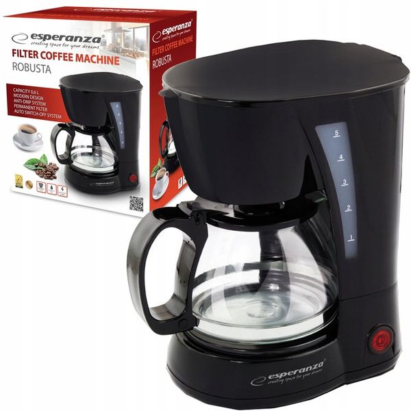 Ekspres Przelewowy ESPERANZA Robusta EKC006 650W zdjęcie 10