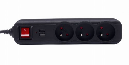 Przedłużacz z  USB 3m 3 gniazda KD4032 na Arena.pl