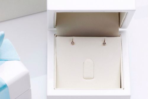 Złote kolczyki KRD2001 - Diament na Arena.pl