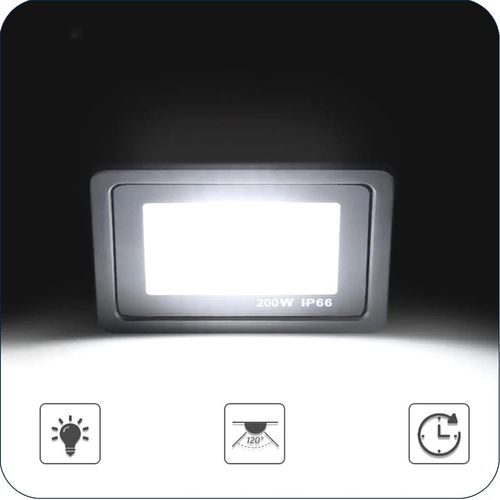 HALOGEN NAŚWIETLACZ LAMPA LED 200W 18000lm IP66 ZEWNĘTRZNY 4500K na Arena.pl