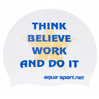 CZEPEK SILIKONOWY BASENOWY AQUA-SPORT THINK BELIEVE WORK