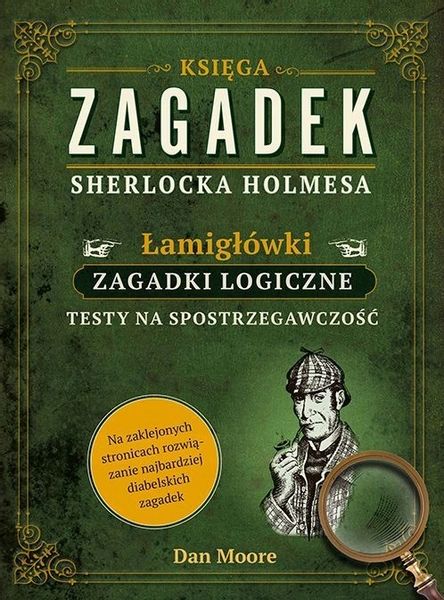 KSIĘGA ZAGADEK SHERLOCKA HOLMESA MOORE DAN KSIĄŻKA zdjęcie 1