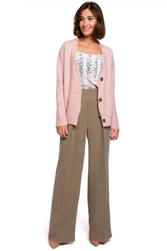 Sweter Kardigan Model S221 Pink - Style  S/M na Arena.pl