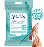 novita chusteczki nawilżane make up & care 15szt.