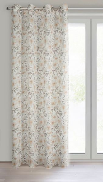 Zasłona gotowa na przelotkach AMARA Eurofirany naturalny zdjęcie 2