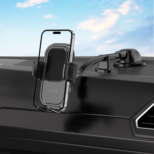 TECH-PROTECT V8 UNIVERSAL LONG ARM DASHBOARD & WINDSHIELD CAR MOUNT BLACK zdjęcie 8