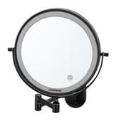 Lustro łazienkowe Humanas HS-BM01 z podświetleniem LED - czarne