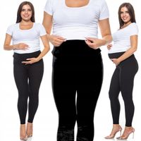 LEGGINSY GETRY CIĄŻOWE idealnie kryjące XL