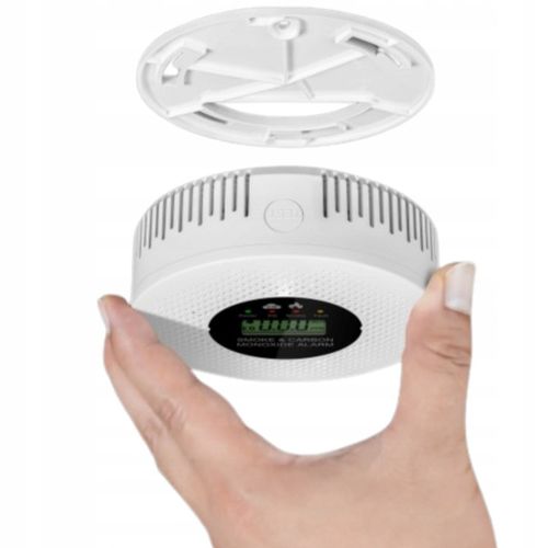 Czujnik Czadu i Dymu Detektor Tlenku Węgla Certyfikowany na Arena.pl