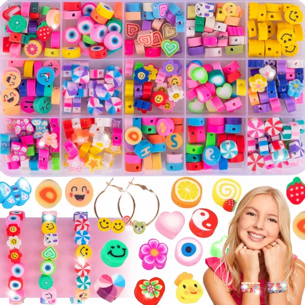 Zestaw do Robienia Bransoletek Naszyjników 300 el. zdjęcie 1