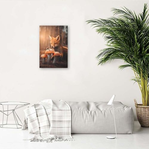 Obraz na płótnie – Canvas, Lis i ślimak abstrakcja 40x60 na Arena.pl