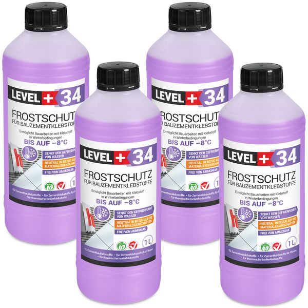 Plastyfikator 4L Zimowy Płyn do Klejów Cementowych -8°C Level+34 zdjęcie 1