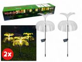 lampa solarna 2szt.  warm white  / 100 meduza fm209