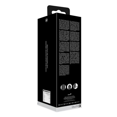hand held liquid silicone vibrating and thrusting sex machine - black na Arena.pl