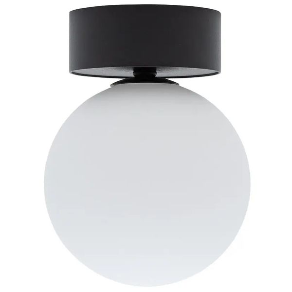 Sufitowa lampa Kier 10302 kulista do sypialni czarna biała zdjęcie 1