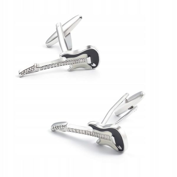 Spinki Do Mankietów Koszuli Dla Gitarzysty Gitara zdjęcie 5